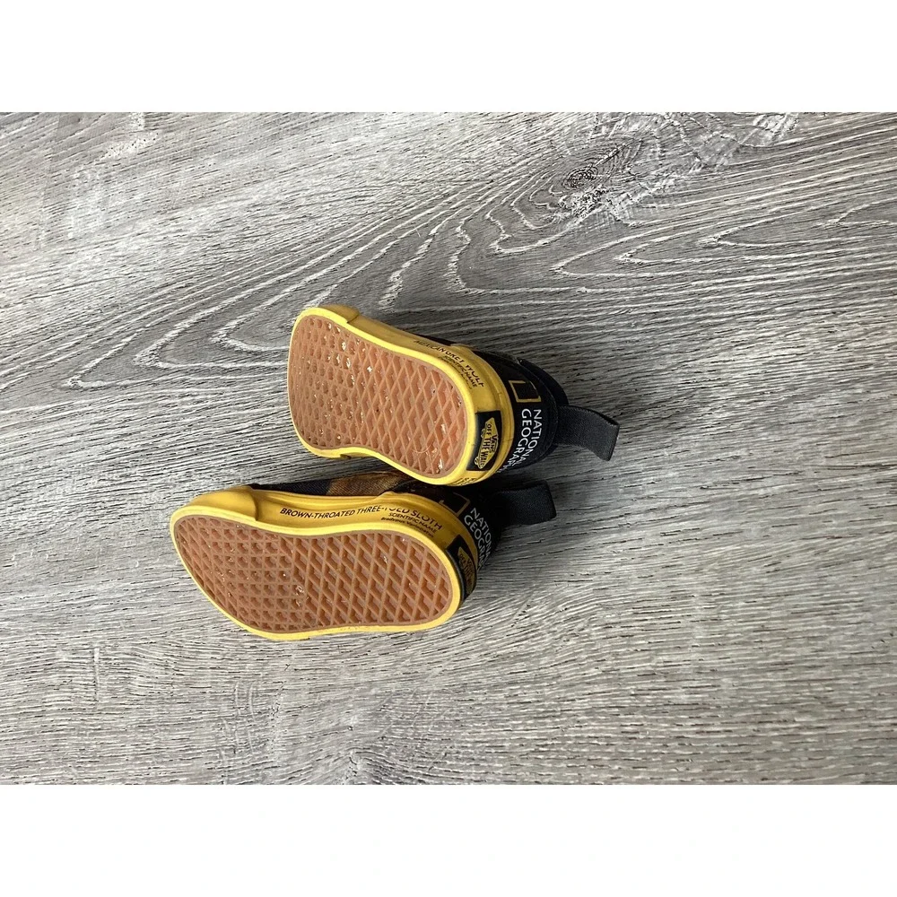 Vans X National Geographic Baby Size 4.5 Sneakers Photo Ark Frog Animal Shoes